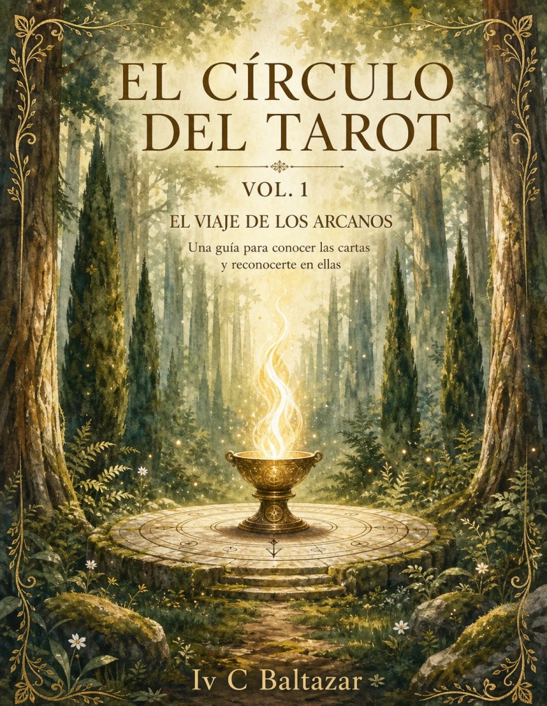 Portada de El Círculo del Tarot Vol. 1: El viaje de los Arcanos, de Iv C Baltazar.